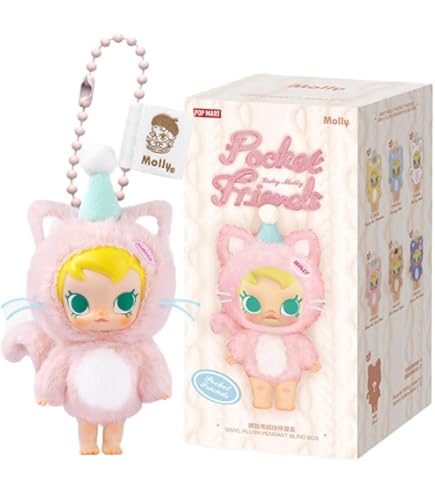 BABY MOLLY ぬいぐるみ Pocket Friends　1アソート Amazon.co.jp: POP MART Baby Molly Pocket Friends シリーズ